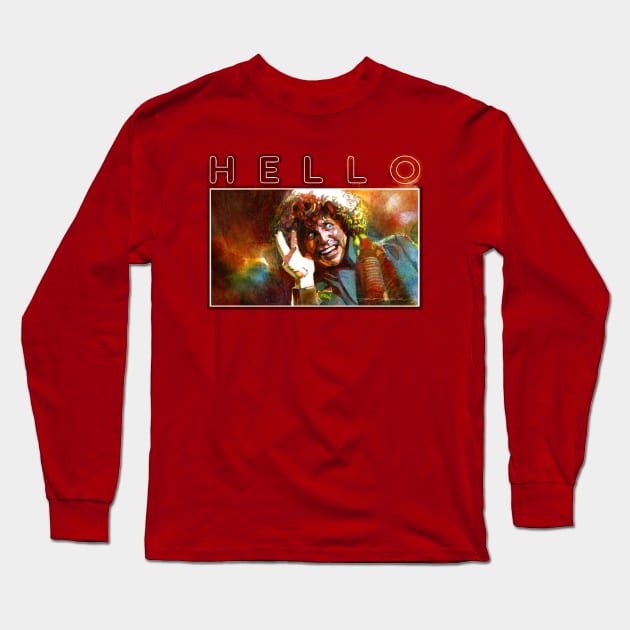 HELLO! Doctor Who Long Sleeve T-Shirt by McHaleyArt